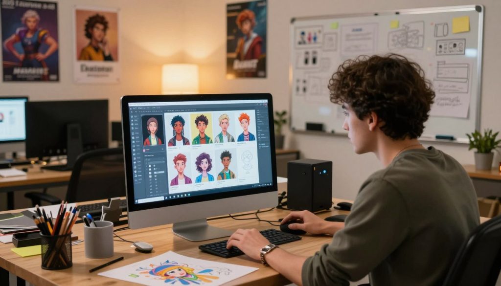 customizing characters